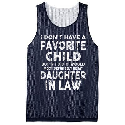 My Favorite Child Most Definitely My Soninlaw Funny Mesh Reversible Basketball Jersey Tank