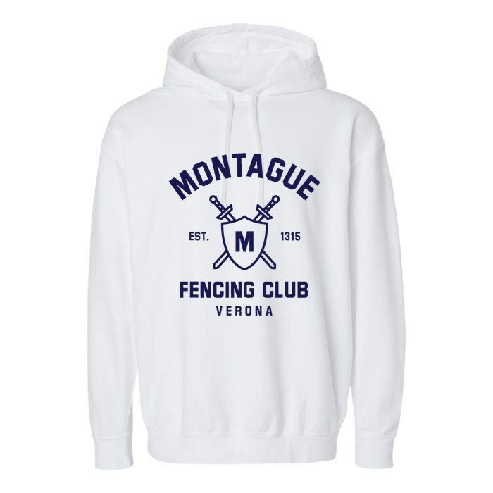 Montague Fencing Club Garment-Dyed Fleece Hoodie