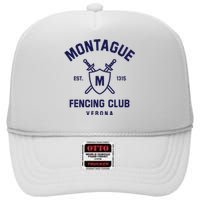 Montague Fencing Club High Crown Mesh Back Trucker Hat