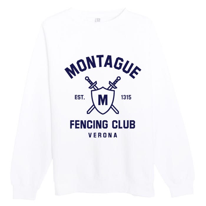 Montague Fencing Club Premium Crewneck Sweatshirt