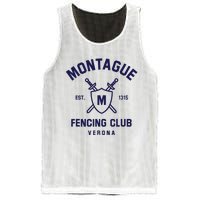 Montague Fencing Club Mesh Reversible Basketball Jersey Tank