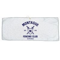 Montague Fencing Club Large Microfiber Waffle Golf Towel