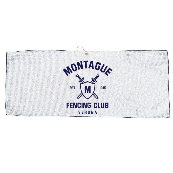 Montague Fencing Club Large Microfiber Waffle Golf Towel