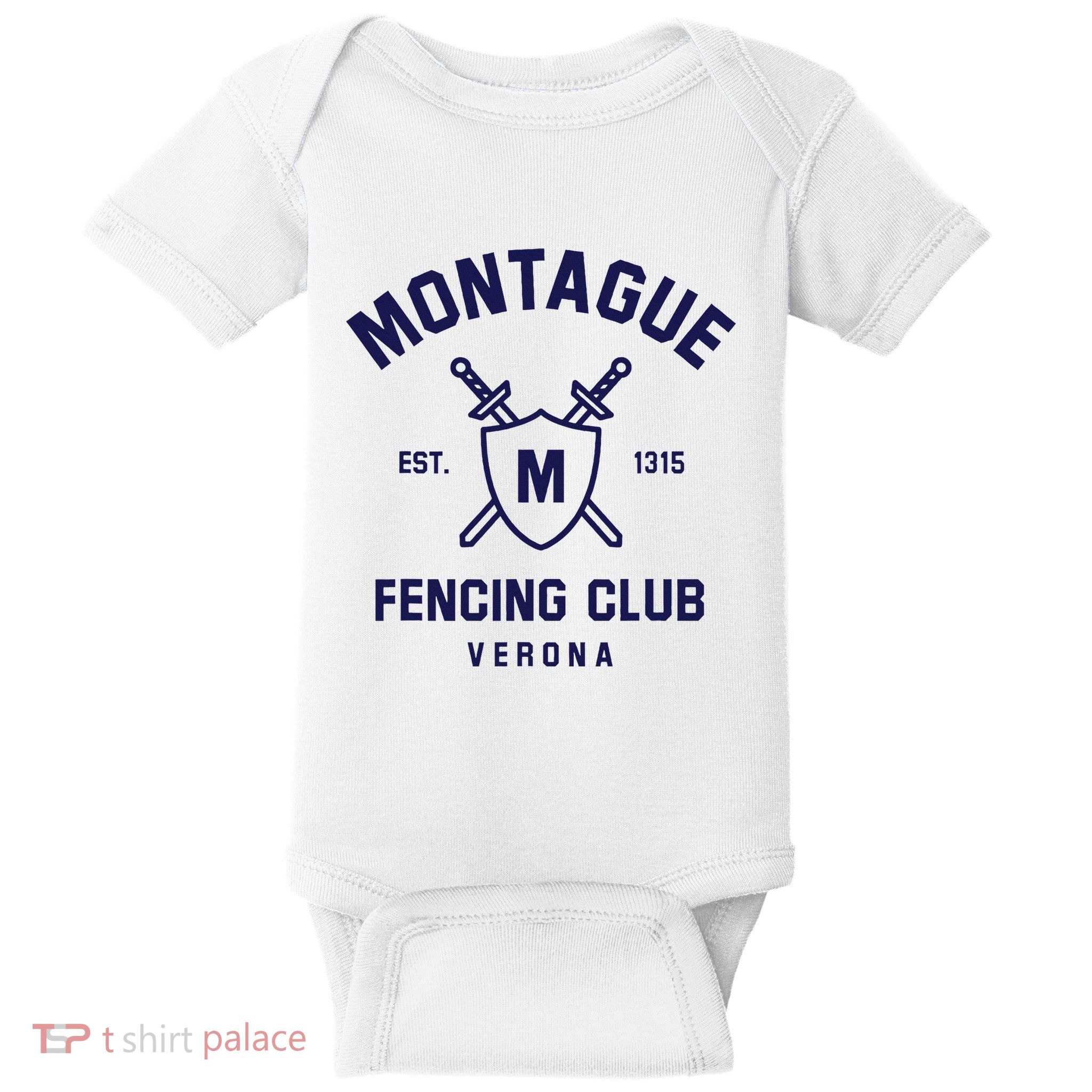 Montague Fencing Club Baby Bodysuit