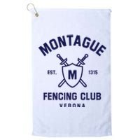 Montague Fencing Club Platinum Collection Golf Towel