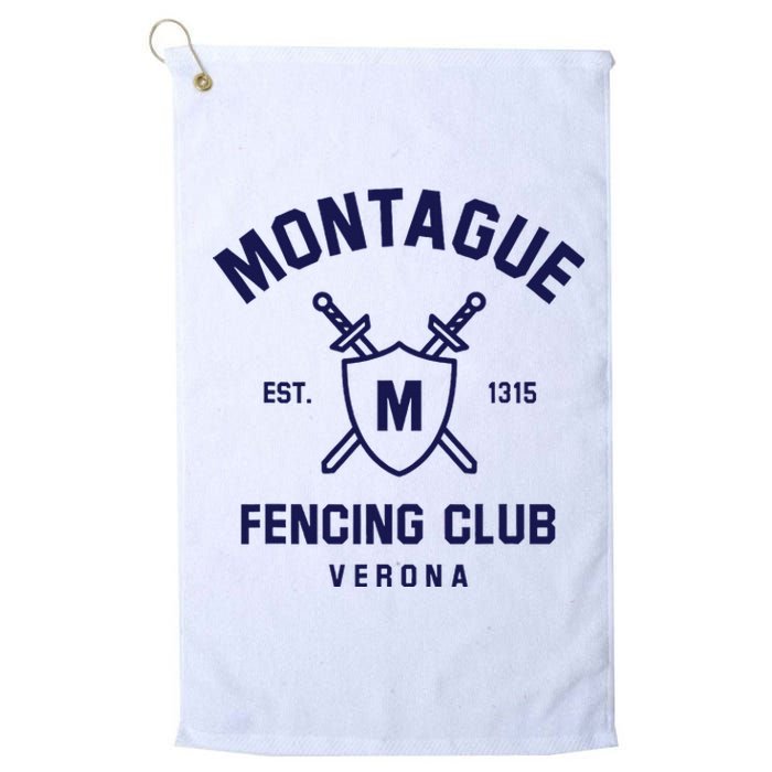 Montague Fencing Club Platinum Collection Golf Towel