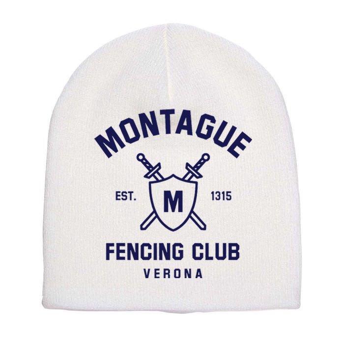 Montague Fencing Club Short Acrylic Beanie