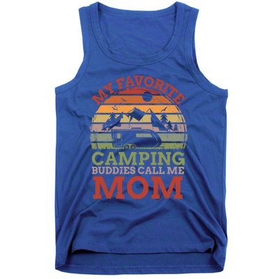 My Favorite Camping Buddies Call Me Mom Vintage Mothers Day Gift Tank Top