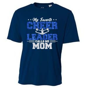 My Favorite Cheerleader Calls Me Mom Cheer Mom Cooling Performance Crew T-Shirt