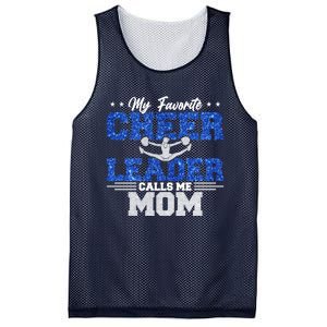 My Favorite Cheerleader Calls Me Mom Cheer Mom Mesh Reversible Basketball Jersey Tank