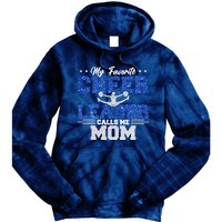 My Favorite Cheerleader Calls Me Mom Cheer Mom Tie Dye Hoodie