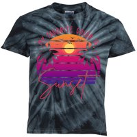 My Favorite Color Is Sunset Summer Retro Kids Tie-Dye T-Shirt