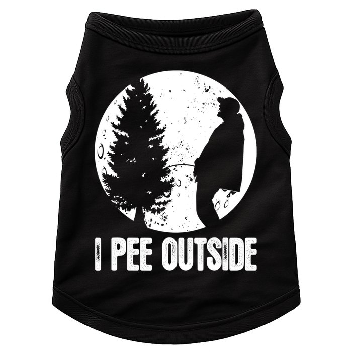 Mens Funny Camping Shirts For Men I Pee Outside Inappropriate TShirt Doggie Tank
