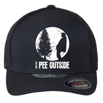Mens Funny Camping Shirts For Men I Pee Outside Inappropriate TShirt Flexfit Unipanel Trucker Cap