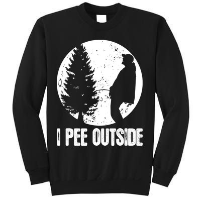 Mens Funny Camping Shirts For Men I Pee Outside Inappropriate TShirt Sweatshirt