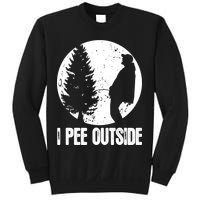 Mens Funny Camping Shirts For Men I Pee Outside Inappropriate TShirt Sweatshirt