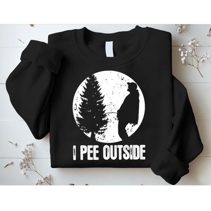 Mens Funny Camping Shirts For Men I Pee Outside Inappropriate TShirt Sweatshirt