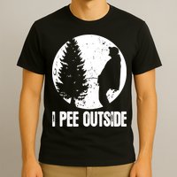 Mens Funny Camping Shirts For Men I Pee Outside Inappropriate TShirt T-Shirt