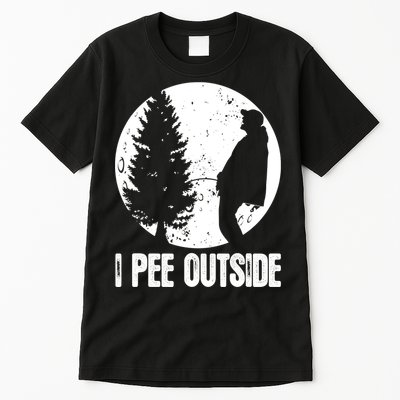 Mens Funny Camping Shirts For Men I Pee Outside Inappropriate TShirt Tall T-Shirt