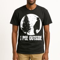 Mens Funny Camping Shirts For Men I Pee Outside Inappropriate TShirt Tall T-Shirt