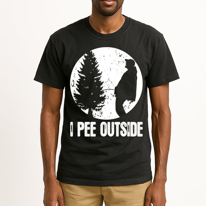 Mens Funny Camping Shirts For Men I Pee Outside Inappropriate TShirt Tall T-Shirt