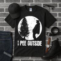 Mens Funny Camping Shirts For Men I Pee Outside Inappropriate TShirt Tall T-Shirt
