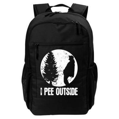 Mens Funny Camping Shirts For Men I Pee Outside Inappropriate TShirt Backpack
