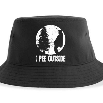 Mens Funny Camping Shirts For Men I Pee Outside Inappropriate TShirt Sustainable Bucket Hat