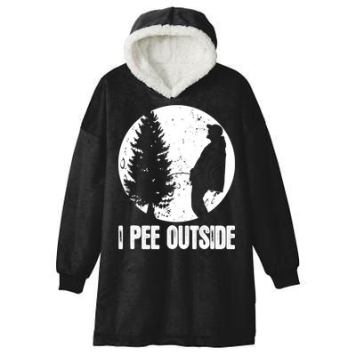Mens Funny Camping Shirts For Men I Pee Outside Inappropriate TShirt Hooded Wearable Blanket