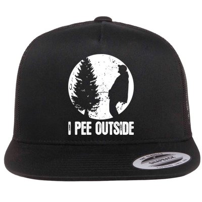Mens Funny Camping Shirts For Men I Pee Outside Inappropriate TShirt Flatbill Hat