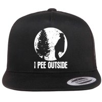 Mens Funny Camping Shirts For Men I Pee Outside Inappropriate TShirt Flat Bill Trucker Hat