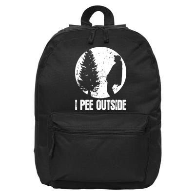 Mens Funny Camping Shirts For Men I Pee Outside Inappropriate TShirt 16 in Basic Backpack