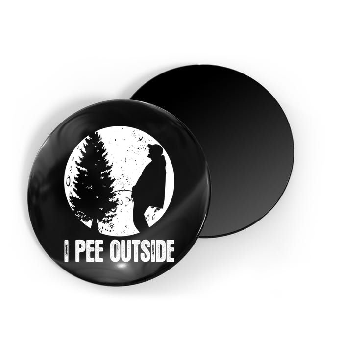 Mens Funny Camping Shirts For Men I Pee Outside Inappropriate TShirt Magnet