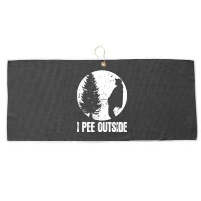 Mens Funny Camping Shirts For Men I Pee Outside Inappropriate TShirt Large Microfiber Waffle Golf Towel