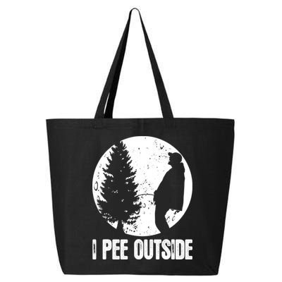 Mens Funny Camping Shirts For Men I Pee Outside Inappropriate TShirt 25L Jumbo Tote