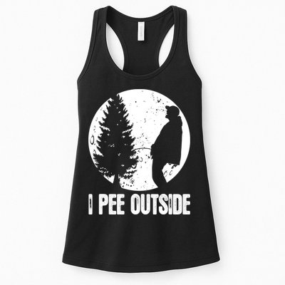 Mens Funny Camping Shirts For Men I Pee Outside Inappropriate TShirt Womens Tank Top