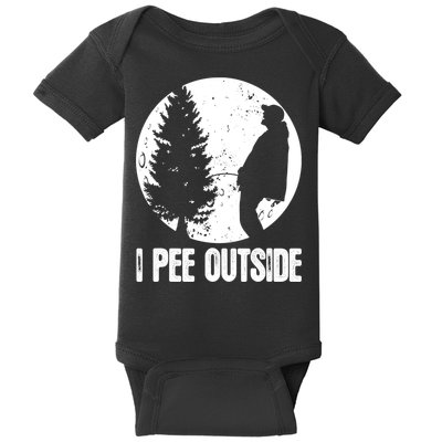 Mens Funny Camping Shirts For Men I Pee Outside Inappropriate TShirt Baby Bodysuit