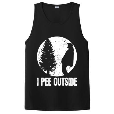 Mens Funny Camping Shirts For Men I Pee Outside Inappropriate TShirt PosiCharge Competitor Tank