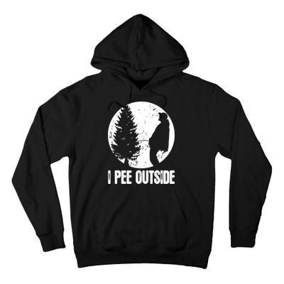 Mens Funny Camping Shirts For Men I Pee Outside Inappropriate TShirt Tall Hoodie