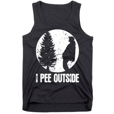 Mens Funny Camping Shirts For Men I Pee Outside Inappropriate TShirt Tank Top