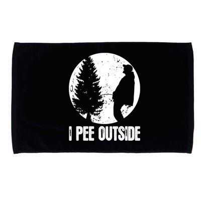 Mens Funny Camping Shirts For Men I Pee Outside Inappropriate TShirt Microfiber Hand Towel