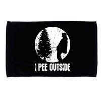 Mens Funny Camping Shirts For Men I Pee Outside Inappropriate TShirt Microfiber Hand Towel