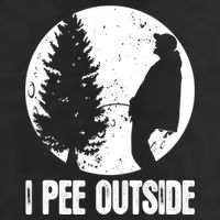 Mens Funny Camping Shirts For Men I Pee Outside Inappropriate TShirt Microfiber Hand Towel