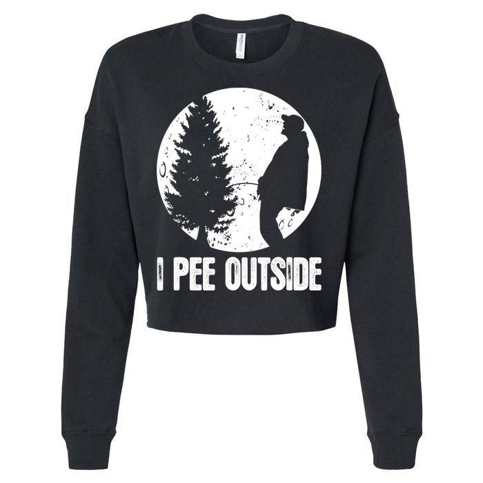 Mens Funny Camping Shirts For Men I Pee Outside Inappropriate TShirt Cropped Pullover Crew