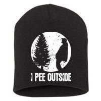 Mens Funny Camping Shirts For Men I Pee Outside Inappropriate TShirt Short Acrylic Beanie