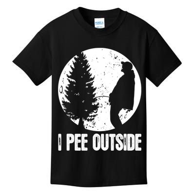 Mens Funny Camping Shirts For Men I Pee Outside Inappropriate TShirt Kids T-Shirt