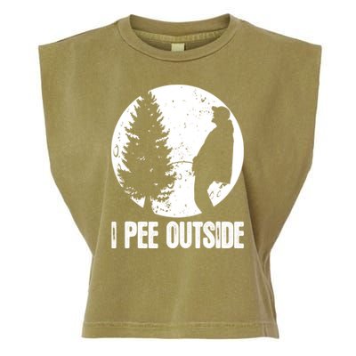 Mens Funny Camping Shirts For Men I Pee Outside Inappropriate TShirt Garment-Dyed Women's Muscle Tee