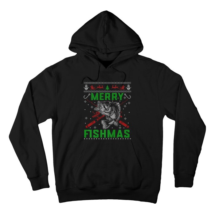 Merry Fishmas Christmas Sweater Fishers Hoodie