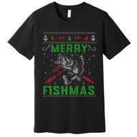 Merry Fishmas Christmas Sweater Fishers Premium T-Shirt