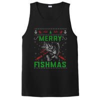 Merry Fishmas Christmas Sweater Fishers PosiCharge Competitor Tank